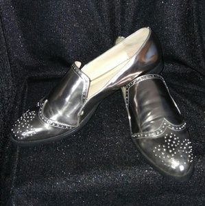 Metallic loafers